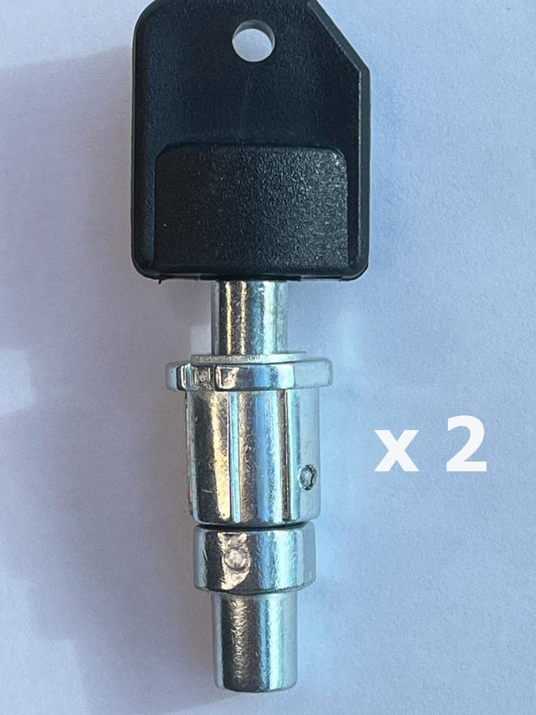ACKSTAR Store Gumball Machine Lock and Key - Locks & Keys for Gumballs Machines are The Classic Bubble Gum & Candy Machine Lock & Key. Gumball Machine Lock Replacement Top Lid Lock & Key 1/4" Thread (2pc - Key Y1) - Image 3
